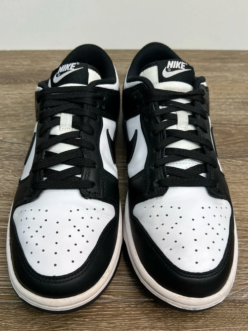 Nike Dunk Low Panda Black White Sneakers Women’s 8 DD1503-101